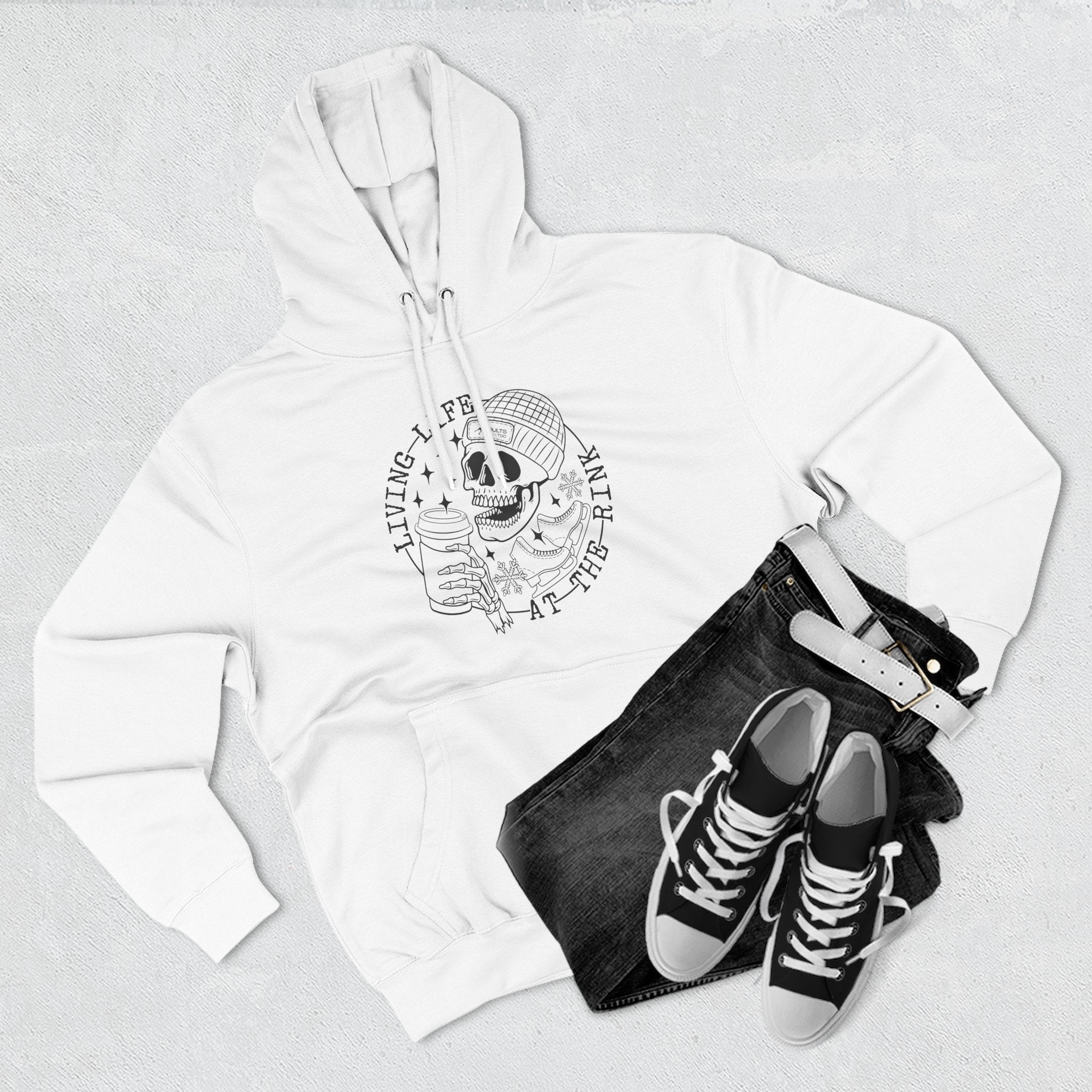 Living Life at the Rink Fleece Hoodie