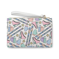 Frosted Fun Zip Clutch