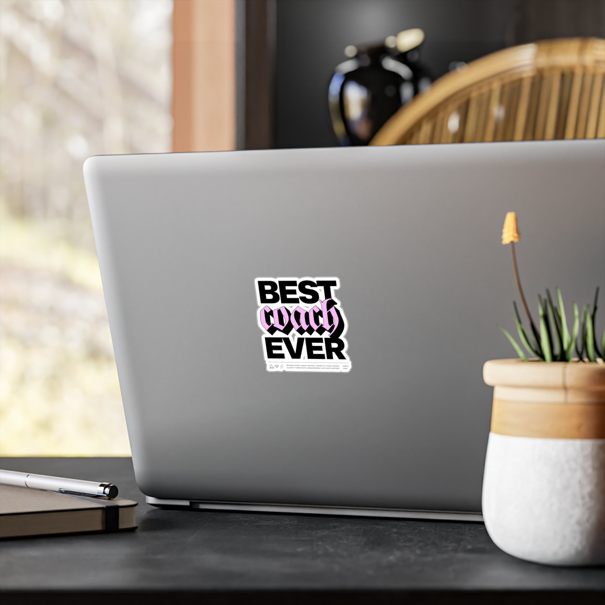Best Coach Ever Vinyl Stickers