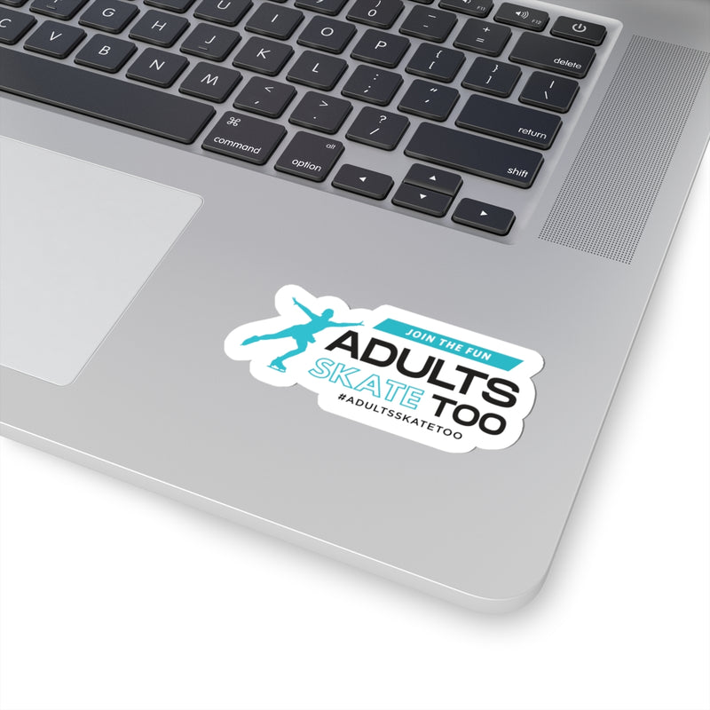 Adults Skate Too™ Sticker – Join the Fun