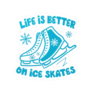 Life is Better on Skates Vinyl Decal - Adults Skate Too LLC