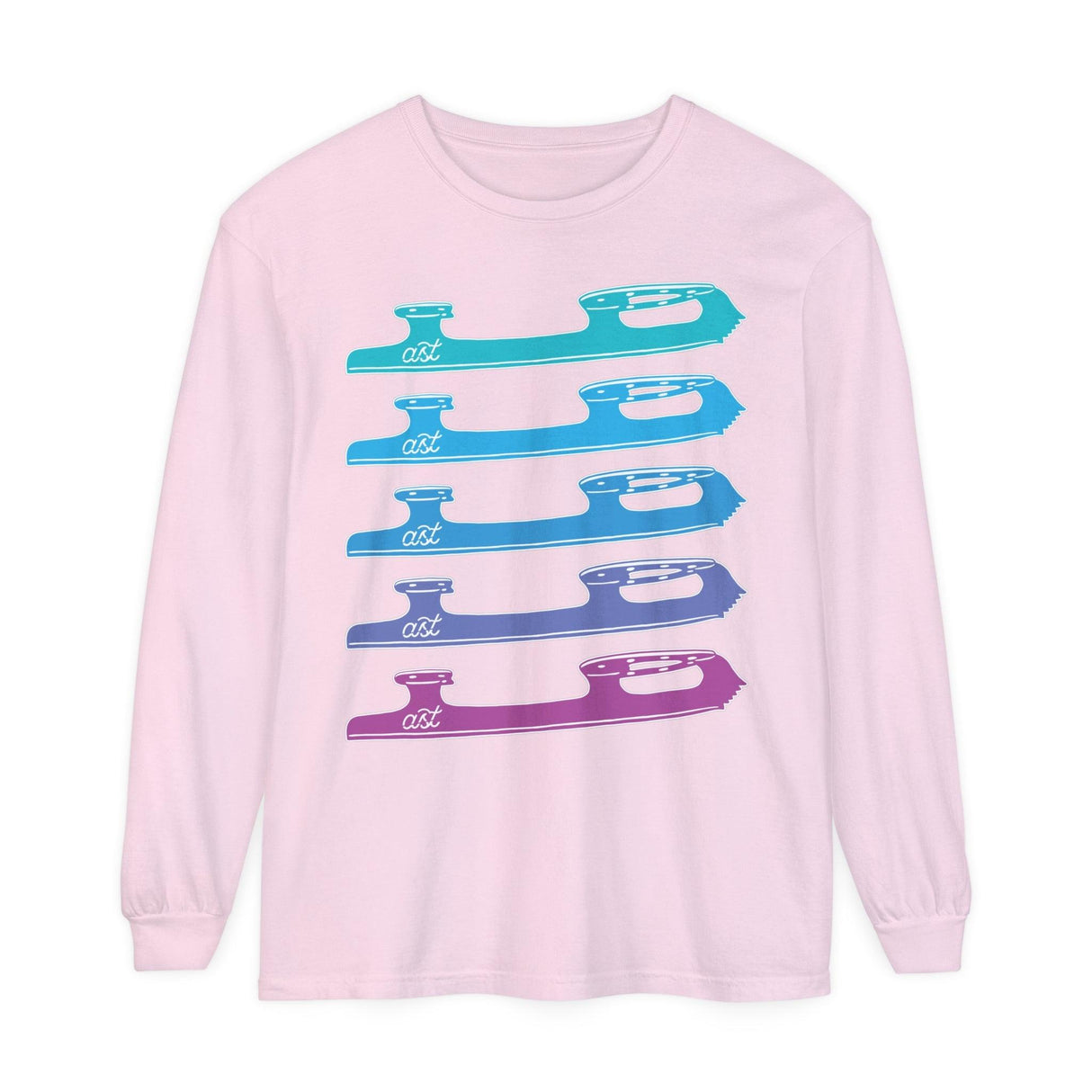 Blade Gradient Unisex Long Sleeve T-Shirt - Adults Skate Too LLC