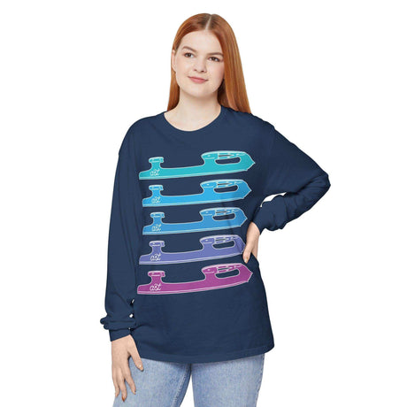 Blade Gradient Unisex Long Sleeve - Adults Skate Too LLC