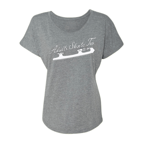 Athletic Club Dolman Tee - Adults Skate Too LLC