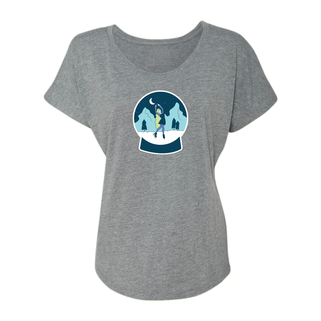 Snow Globe Skater Dolman Tee