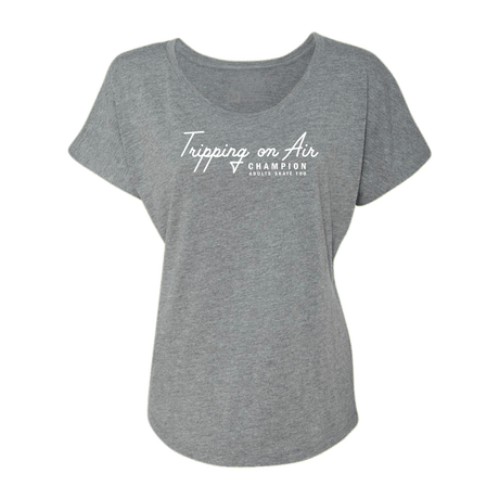 Tripping On Air Dolman Tee - Adults Skate Too LLC