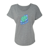 Skating Sloth Dolman Tee - Adults Skate Too LLC