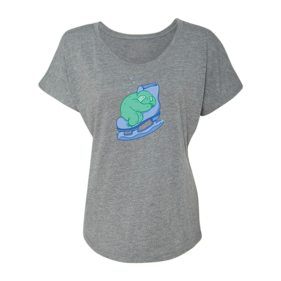 Skating Sloth Dolman Tee