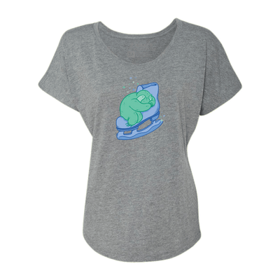 Skating Sloth Dolman Tee