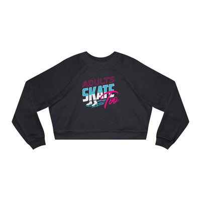 Retro Women's Cropped Fleece Pullover