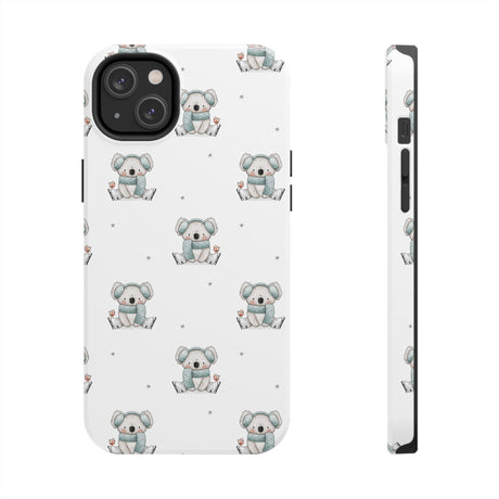 Cute Koala Tough Phone Case - Durable Protection for Nature Lovers