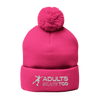 Adults Skate Too Pom Embroidered Beanie