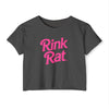 Barbiecore Rink Rat Cropped Festival Tee
