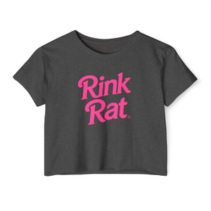 Barbiecore Rink Rat Cropped Festival Tee