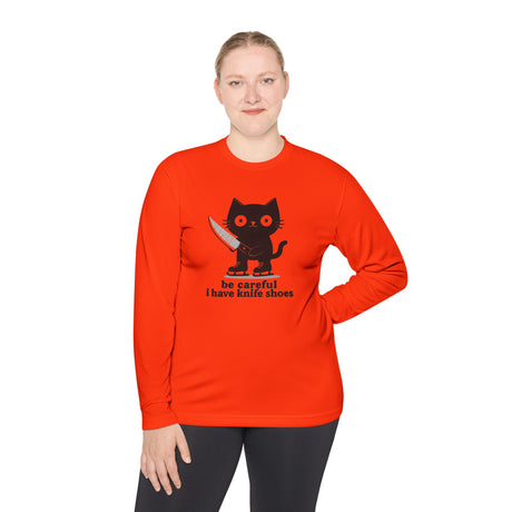 Knife Shoes Warm Up Long Sleeve Tee - Adults Skate Too LLC