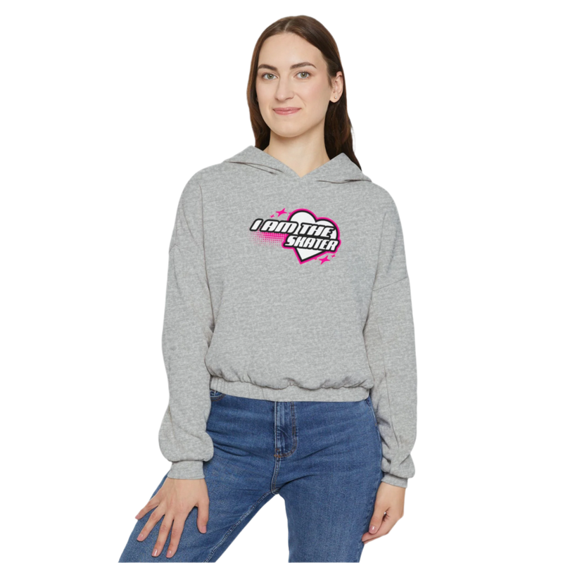 I Am The Skater Cinched Bottom Hoodie - Adults Skate Too LLC