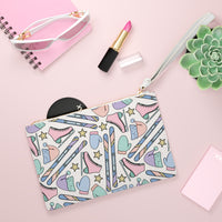 Frosted Fun Zip Clutch