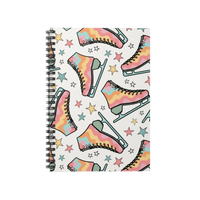 Skate The Rainbow Spiral Notebook