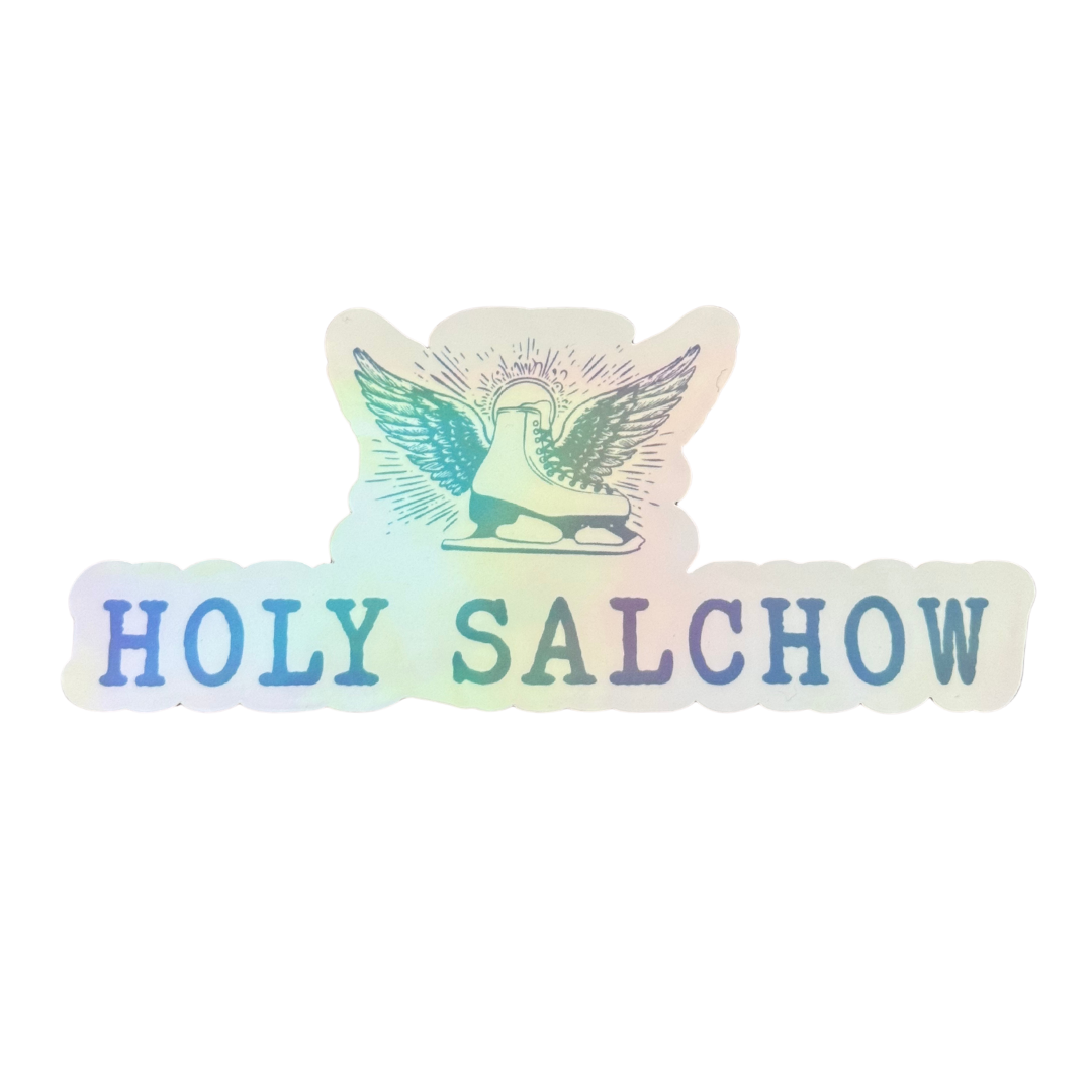 Holy Salchow Clear Holo Stickers