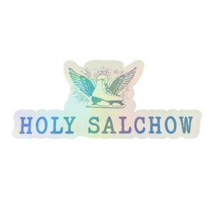 Holy Salchow Clear Holo Stickers