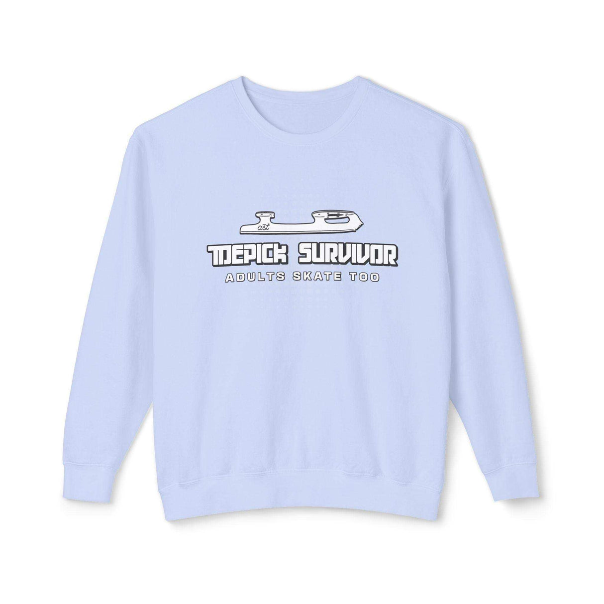 Toepick Survivor Unisex Sweatshirt - Adults Skate Too LLC