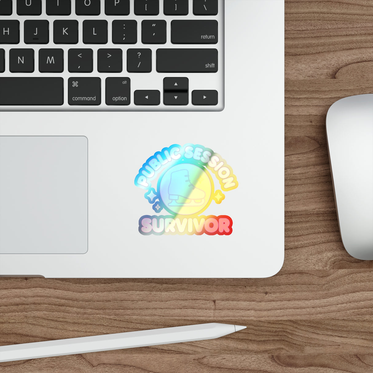 Public Session Survivor Holographic Sticker - Adults Skate Too LLC