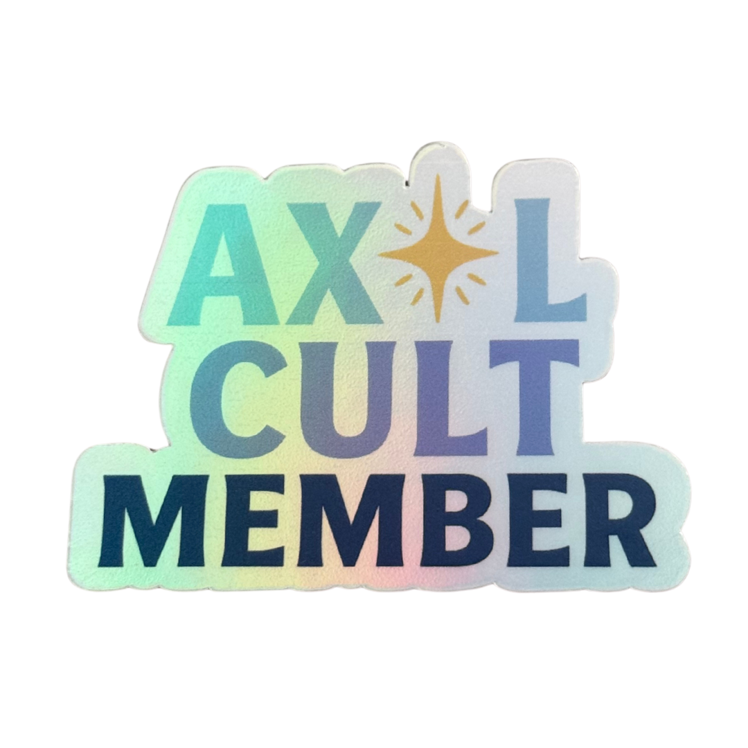 Axel Cult Member Holo Stickers