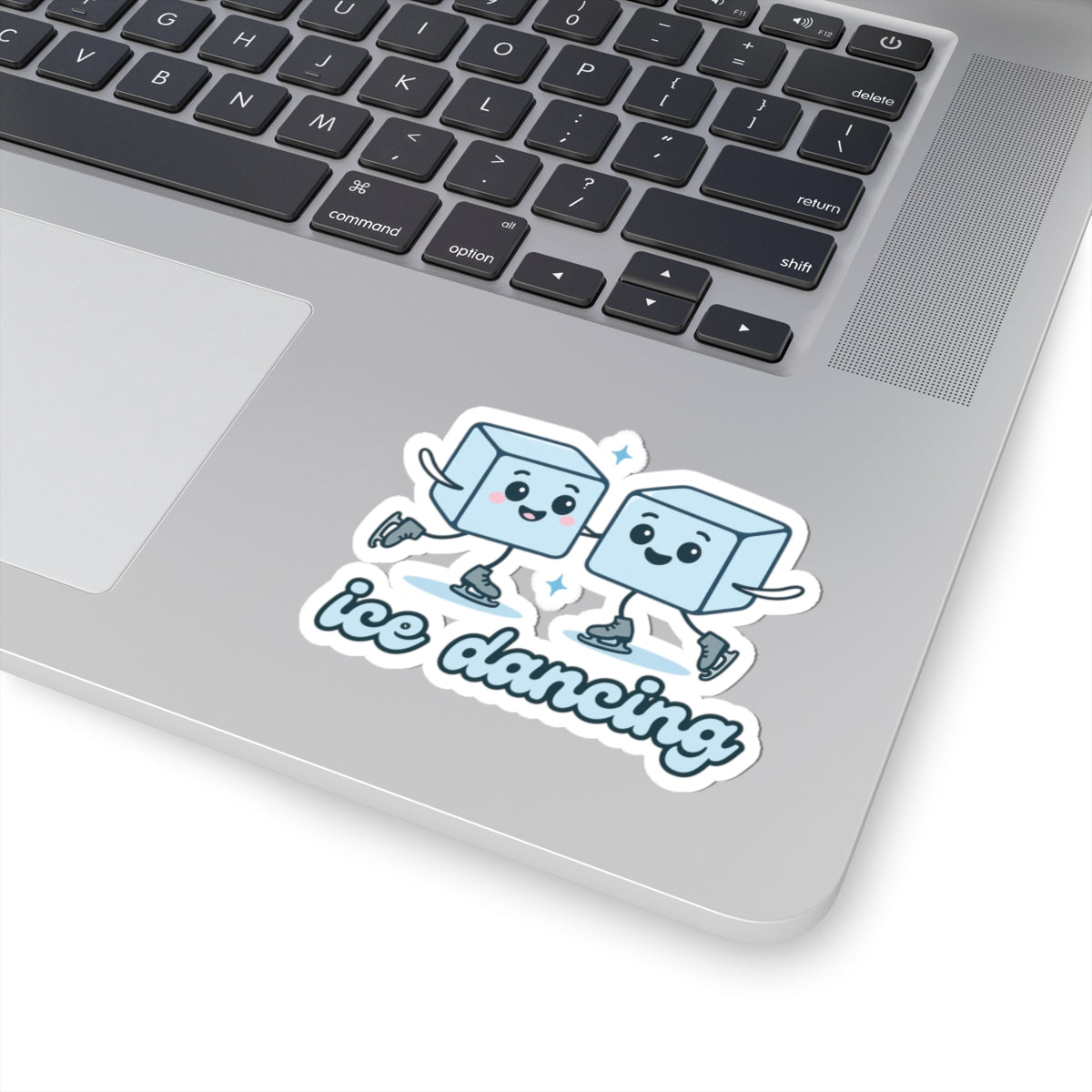 Ice Dancing Duo Vinyl Sticker