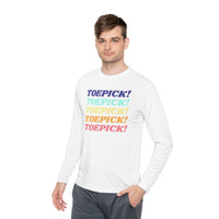 Toepick! Warm Up Long Sleeve Tee - Adults Skate Too LLC