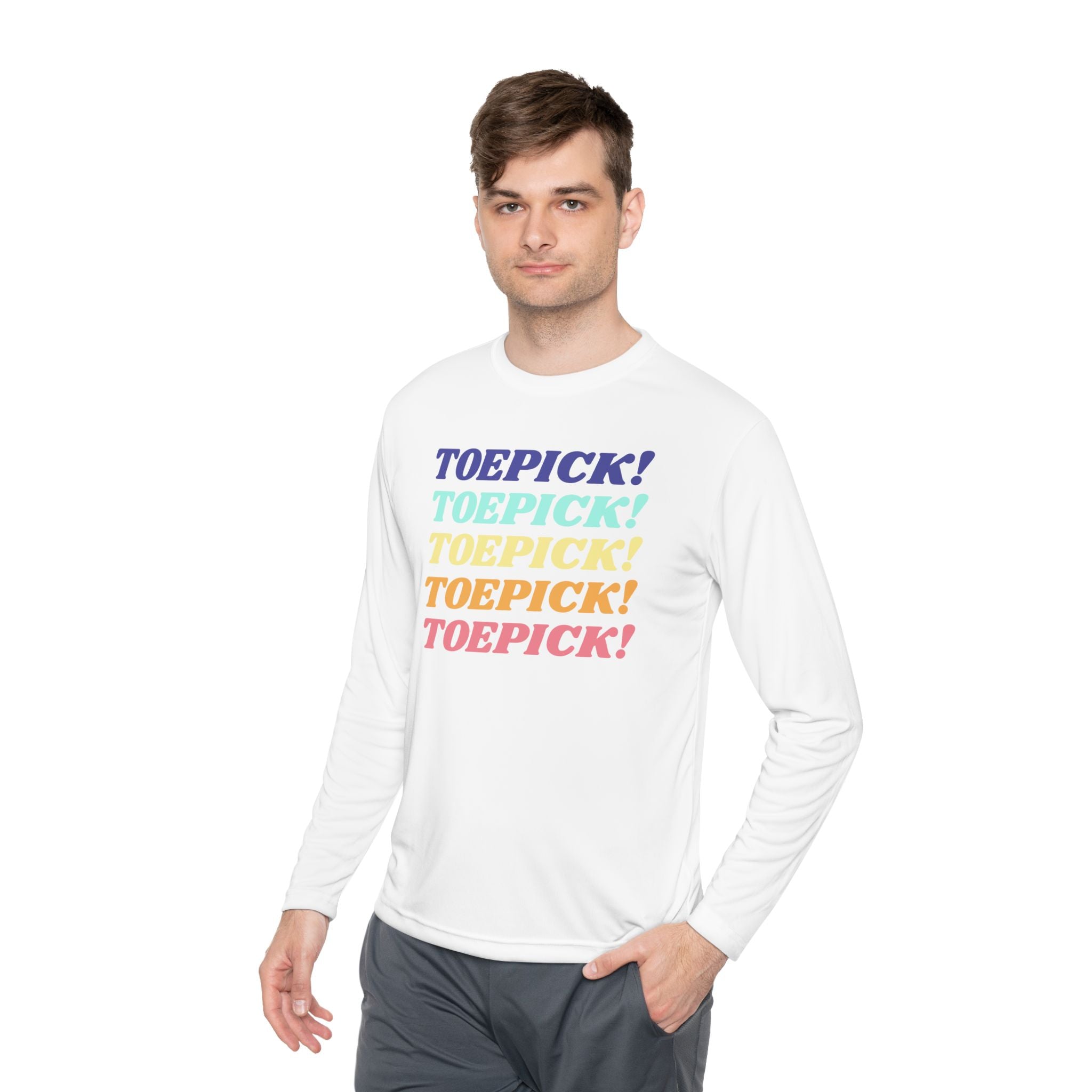 Toepick! Warm Up Long Sleeve Tee - Adults Skate Too LLC