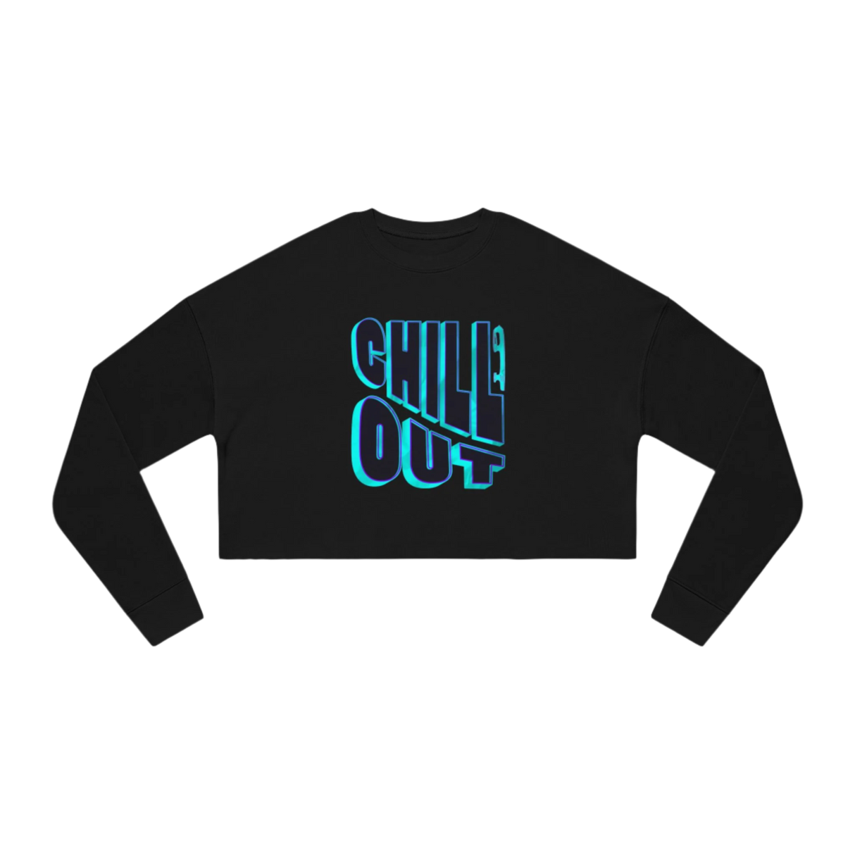 Chill Out Cropped Women's Sweatshirt