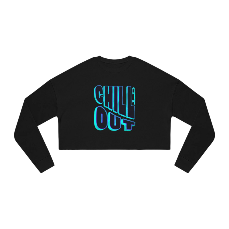 Chill Out Cropped Women's Sweatshirt