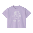 “I Don’t Always Skate…Wait, Yes I Do” Boxy Tee - Adults Skate Too LLC