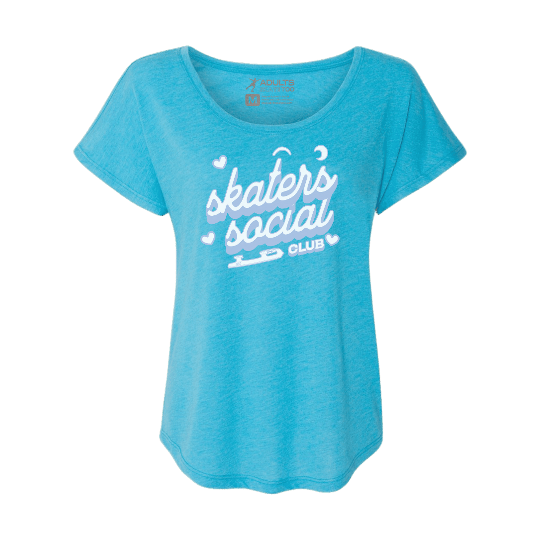 Skater's Social Club Dolman Tee - Adults Skate Too LLC