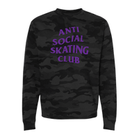 Anti Social Skating Club Camo Sweatshirt