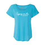 Tripping On Air Dolman Tee - Adults Skate Too LLC