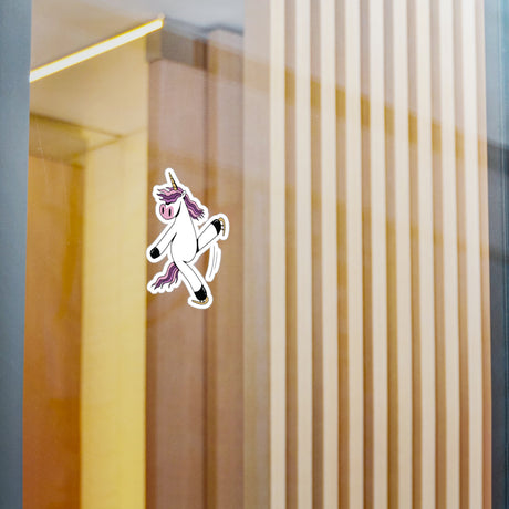 Skating Unicorn Vinyl Stickers
