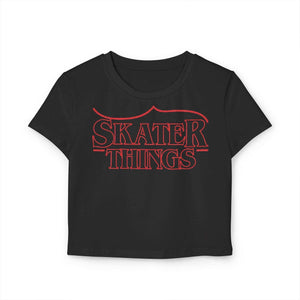 Skater Things Baby Tee - Adults Skate Too LLC
