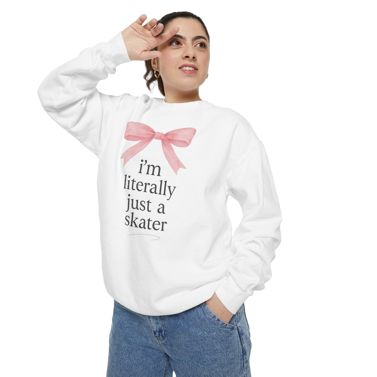 I'm Literally Just A Skater Unisex Sweatshirt - Adults Skate Too LLC