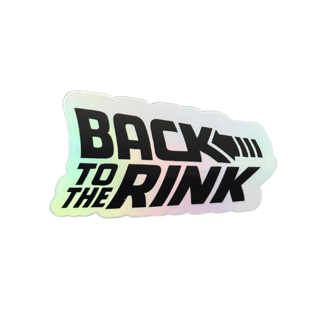 Back to the Rink Holo Stickers