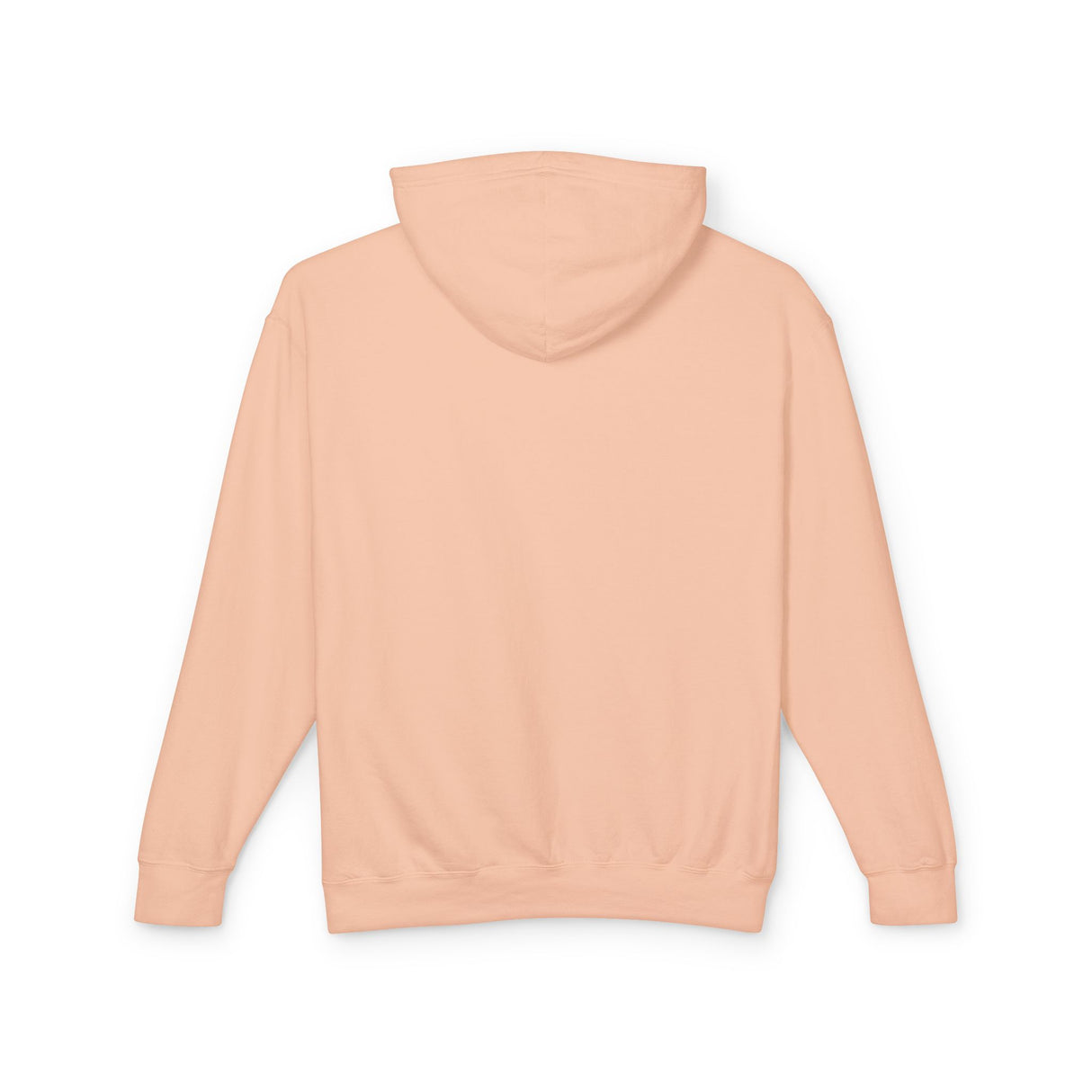 Beige hoodie on a white background