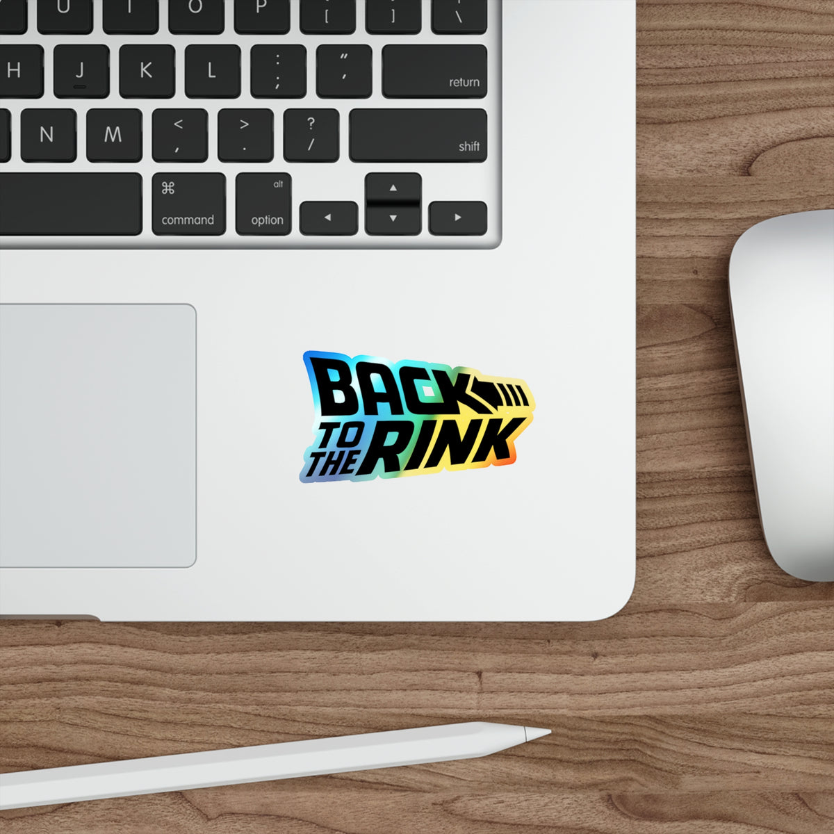 Back to the Rink Holographic Stickers - Adults Skate Too LLC