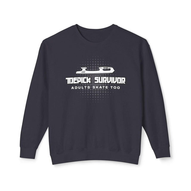 Toepick Survivor Unisex Sweatshirt - Adults Skate Too LLC