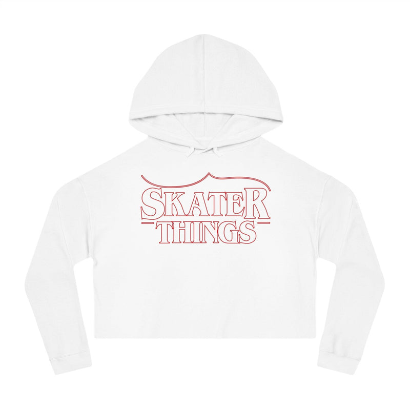 Skater Things Women’s Cropped Hooded Sweatshirt