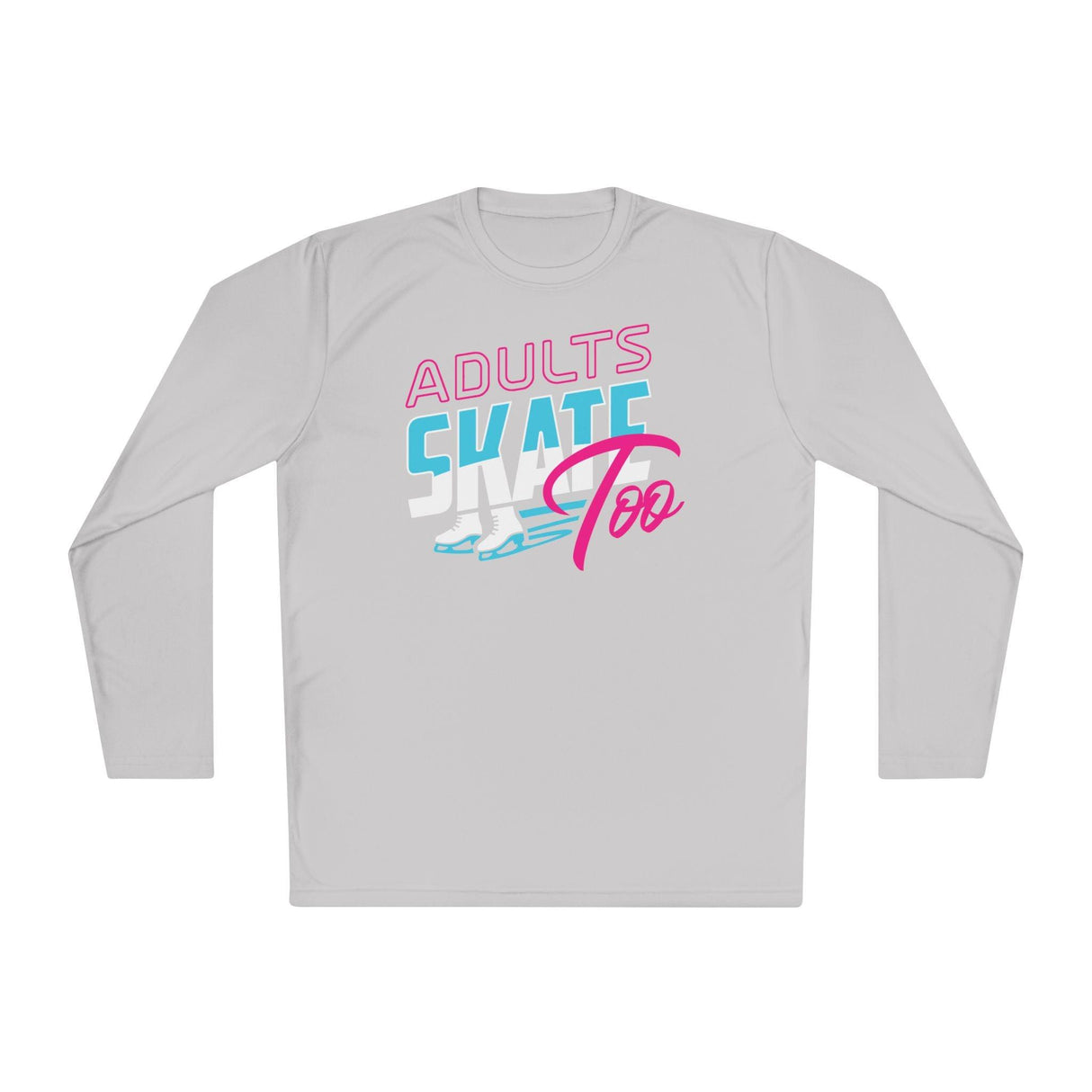 Retro Unisex Lightweight Long Sleeve T-Shirt - Adults Skate Too LLC