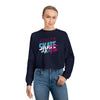 Retro Women's Cropped Fleece Pullover
