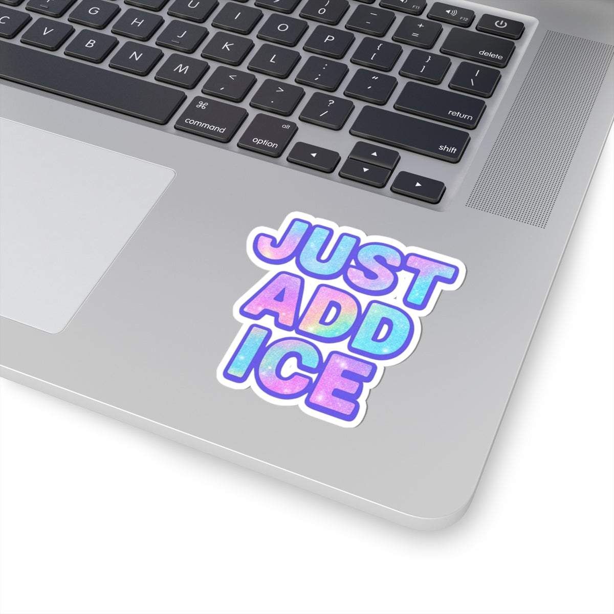 Just Add Ice - Pastel Vinyl Sticker - Adults Skate Too LLC