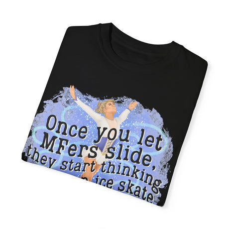 Let 'Em Slide [Censored] Unisex T-Shirt - Adults Skate Too LLC