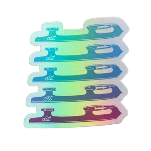 Blades Ombre Holo Stickers