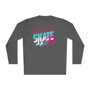 Retro Unisex Long Sleeve - Adults Skate Too LLC